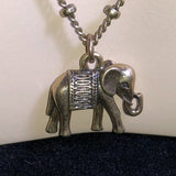 CHLOE + ISABEL boho layered beaded elephant pendant necklace - N088