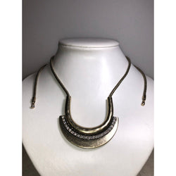 CHLOE + ISABEL lunar curve bold collar necklace - N034