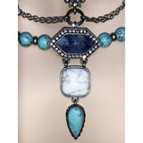 CHLOE + ISABEL desert muse layered statement necklace - N071