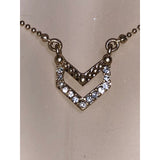 CHLOE & ISABEL geometric glint triple-layer necklace - N026