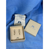 CHLOE + ISABEL pave bar n chain drop earrings - E519CLSG