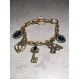 CHLOE & ISABEL Gold-Tone Charm Bracelet with charms  - B082