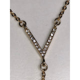 CHLOE & ISABEL golden edge drop necklace - N016