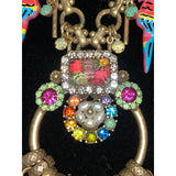 CHLOE + ISABEL fiesta parrot tassel statement necklace - N215