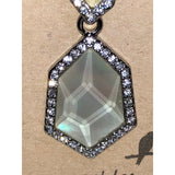 CHLOE + ISABEL geometric faceted drop earrings - E090