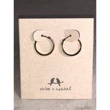 CHLOE & ISABEL PETITE PAVE HOOP EARRINGS - E028