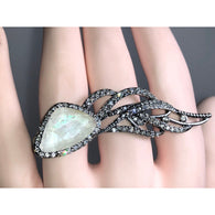 CHLOE + ISABEL silverwing statement ring - N164WHAR