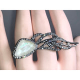 CHLOE + ISABEL silverwing statement ring - N164WHAR