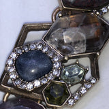 CHLOE + ISABEL mixed gemstone geo statement necklace - N176