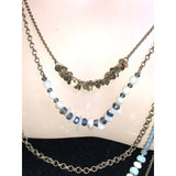 CHLOE & ISABEL la plage statement necklace in aqua - N159