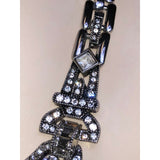 CHLOE & ISABEL midnight deco radiance statement choker - N025