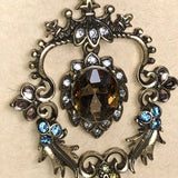 CHLOE & ISABEL ROYAL THISTLE STATEMENT EARRINGS- E025