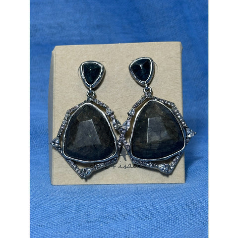 CHLOE + ISABEL Labradorite Crystal Drop Earrings - E535GRRH
