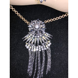 CHLOE + ISABEL aurora cascade layered pendant necklace - N133