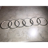 CHLOE & ISABEL Set of Polished Silver-Tone Stacking Bangles Chloe & Isabel -B015