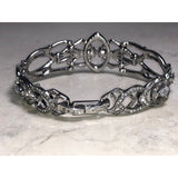 Chloe + Isabel Silver Rhinestone Bracelet- B088