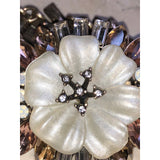 CHLOE + ISABEL gilded petals statement floral cuff bracelet - B039