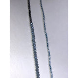 CHLOE + ISABEL blue beaded tassel layering necklace - N218