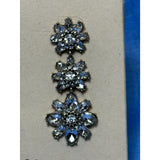 CHLOE + ISABEL crystal floral drop earrings - E266