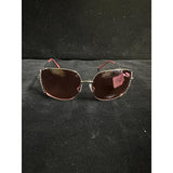 Bebe Designer Square Sunglasses Gold Tone with Crystal Trim