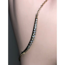 CHLOE + ISABEL tapered pave bar bracelet-B033