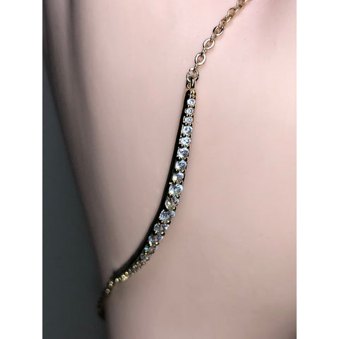 CHLOE + ISABEL tapered pave bar bracelet-B033