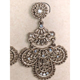 CHLOE & ISABEL Filigree Crystal Statement Earrings - E056