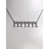 CHLOE & ISABEL pave triangle baguette pendant necklace - N689CLRH