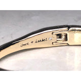 CHLOE + ISABEL Hammered Gold-Tone Open Cuff Bracelet - B022