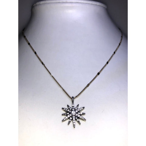 CHLOE + ISABEL Starburst Sparkle Pendant Necklace - N021