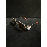 Bebe  HeartShaped Sunglasses Gold Tone w Rhinestone Trim n Brown Lenses – (NWT)