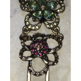 CHLOE + ISABEL Gold & Rhinestone Flower Bracelet - B025