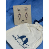 CHLOE + ISABEL sparkling rose convertible earrings-E064