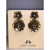 CHLOE + ISABEL layered floral statement earrings - E183
