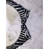 CHLOE + ISABEL safari elegance zebra crystal cuff bracelet - B080
