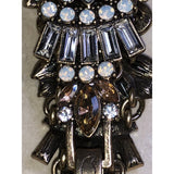 CHLOE + ISABEL gilded petals statement floral cuff bracelet - B039