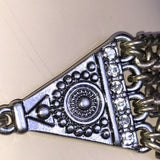 CHLOE + ISABEL warrior queen multi-chain statement collar - N101