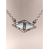 CHLOE & ISABEL geometric glint triple-layer necklace - N026