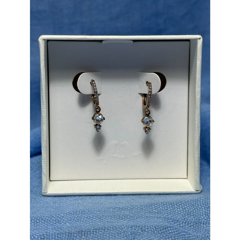 CHLOE + ISABEL rose gold crystal drop earrings - E558CLRG