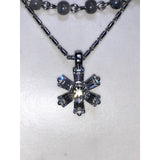 CHLOE & ISABEL flor azul delicate multirow necklace-N692GYRH