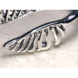 CHLOE + ISABEL Silver Curved Leaf Bracelet - B024