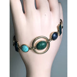 CHLOE + ISABEL natural elements mixed stone link bracelet - B029