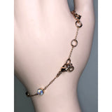 CHLOE & ISABEL Rose Gold Crystal Station Bracelet - B042