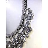 CHLOE + ISABEL deco crystal cluster drama necklace - N001