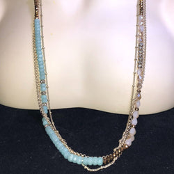 CHLOE + ISABEL seafoam serenity multi-strand necklace - N039