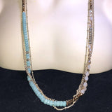 CHLOE + ISABEL seafoam serenity multi-strand necklace - N039