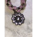 CHLOE & ISABEL Mixed Media Pearl & Crystal Floral Bracelet - B061