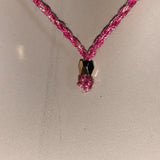 CHLOE + ISABEL pink radiance beaded tassel layered necklace - N216