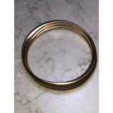 CHLOE & ISABEL Gold-Tone Triple Stacked Bangle Set - B012