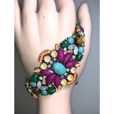 CHLOE + ISABEL jardin gemstone bloom statement bracelet - B003